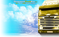 desktop background of the truck run